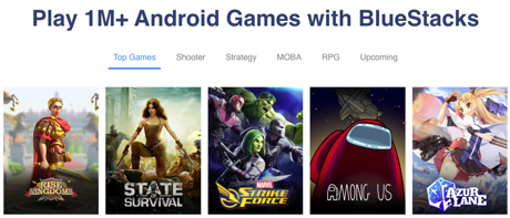 Play 1M+ Android games with BlueStacks