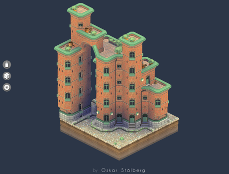 Brick Block demo by Oskar Stålberg