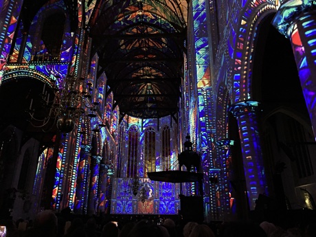 Luminiscence in the Old Church in Delft