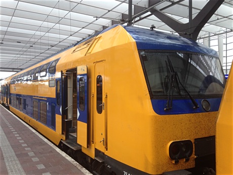 Rotterdam: the NS Intercity to Leeuwarden