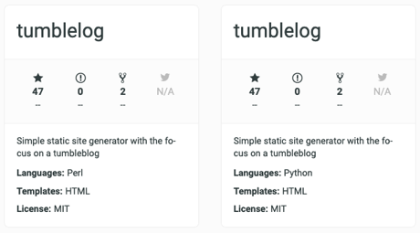 tumblelog entries on StaticGen